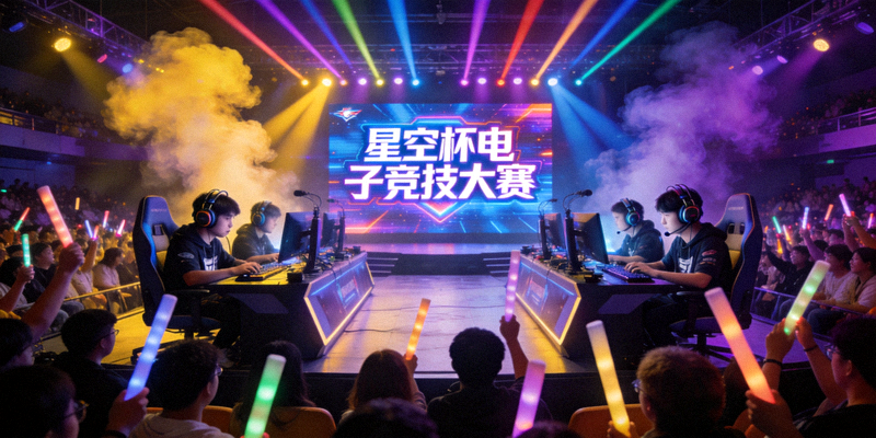 星空杯电子竞技大赛决赛现场盛况